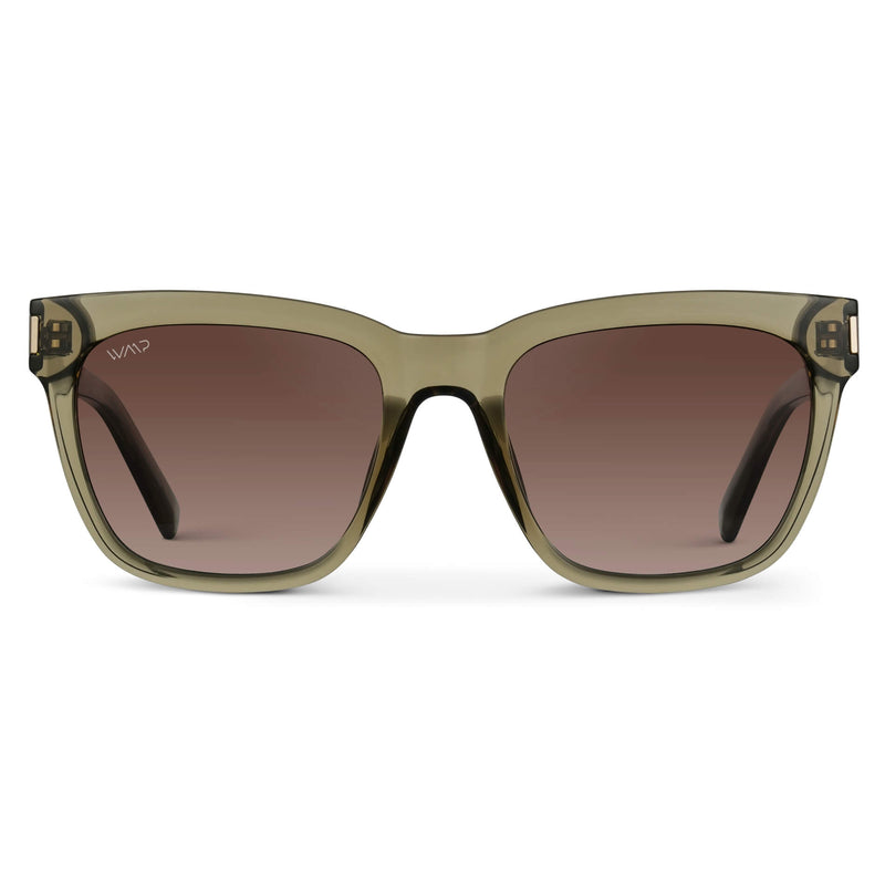 Dakota | Polarized - Crystal Moss Green / Brown Gradient Lens
