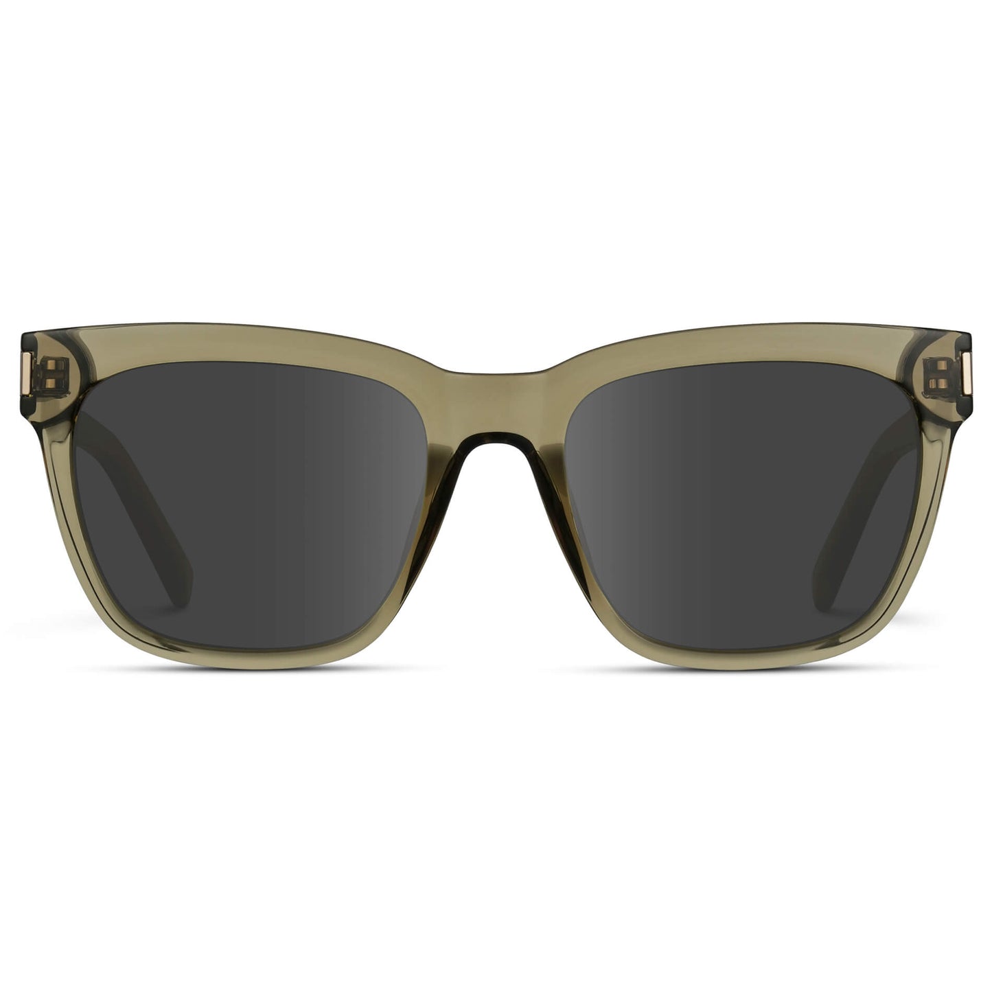 Crystal Moss Green / Grey Lens || Prescription Sunglasses