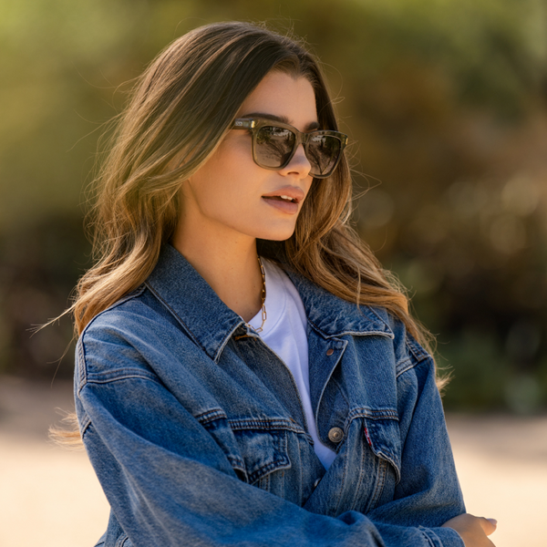 Dakota | Polarized - Crystal Moss Green / Brown Gradient Lens