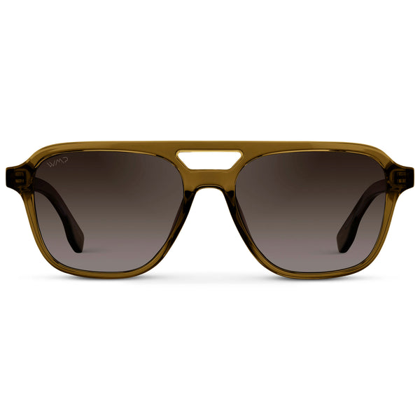 Dean | Polarized - Crystal Verde / Brown Gradient Lens