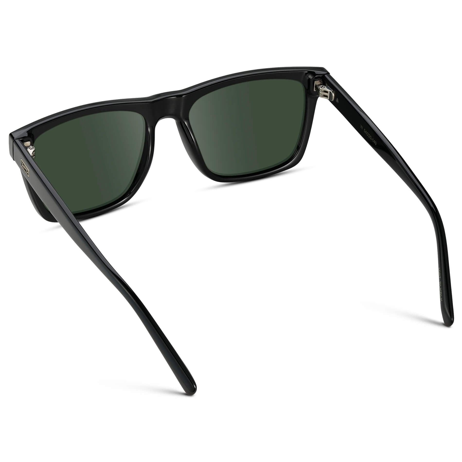 Black / G15 || Modern Square Prescription Sunglasses