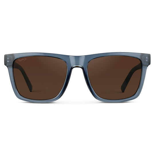 Crystal Indigo Blue / Dark Brown Lens