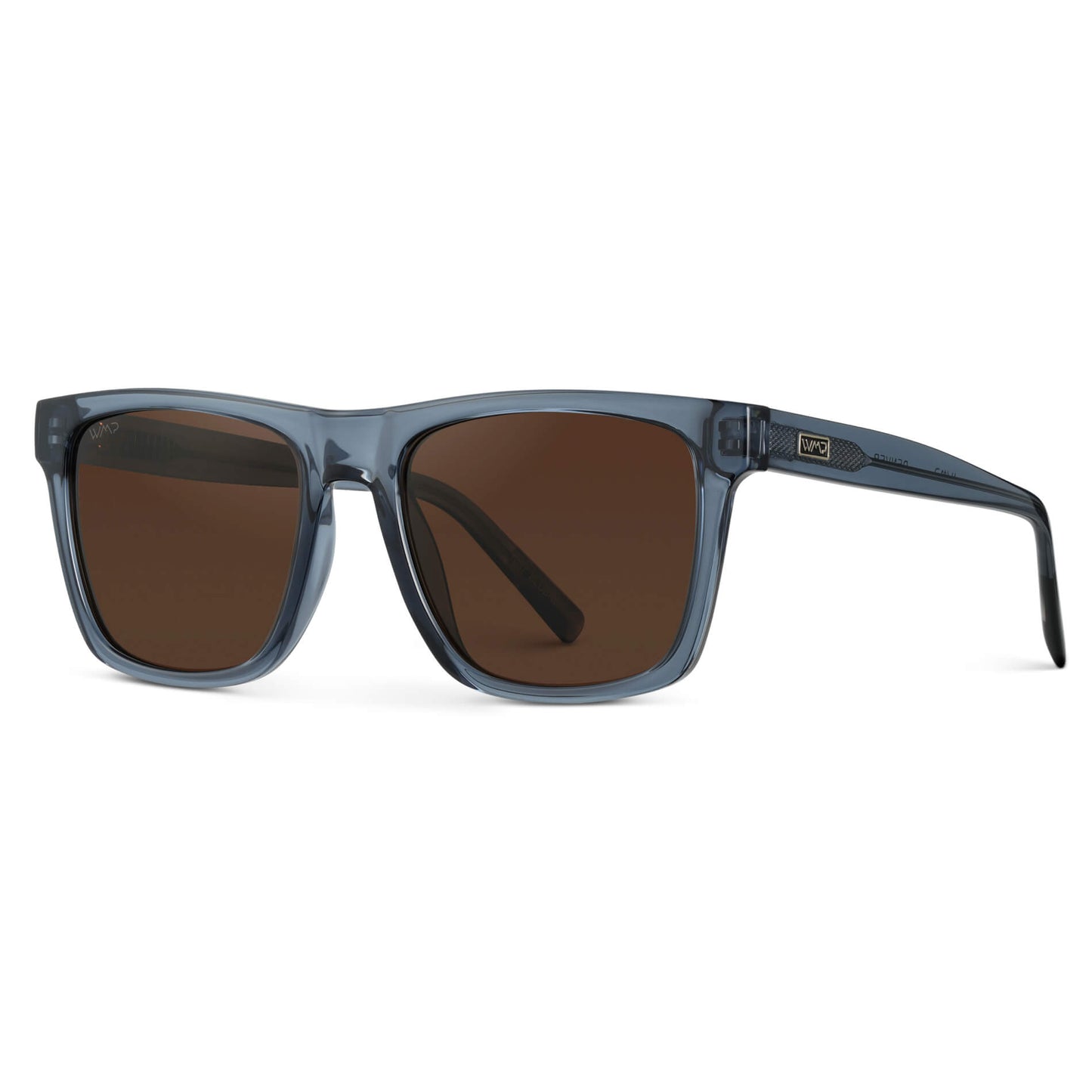 Crystal Indigo Blue / Dark Brown Lens