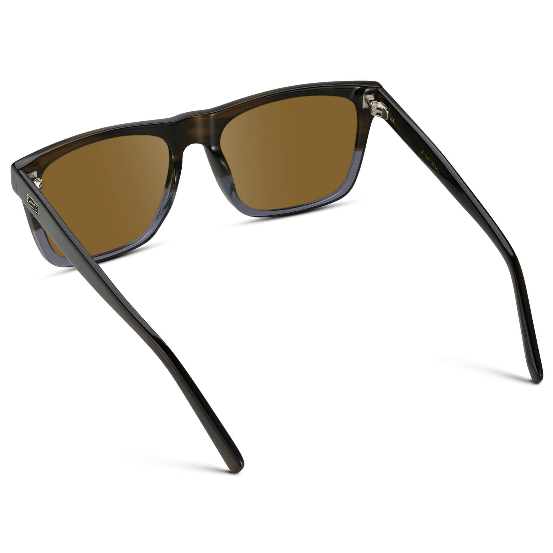 Blue Forest Fade / Amber || Modern Square Prescription Sunglasses