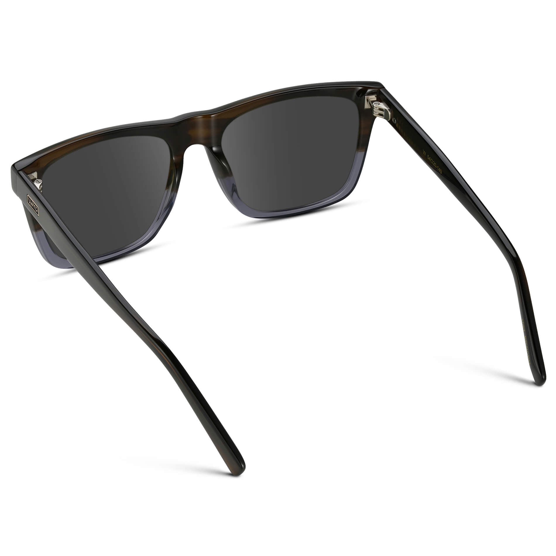 Blue Forest Fade / Grey || Modern Square Prescription Sunglasses