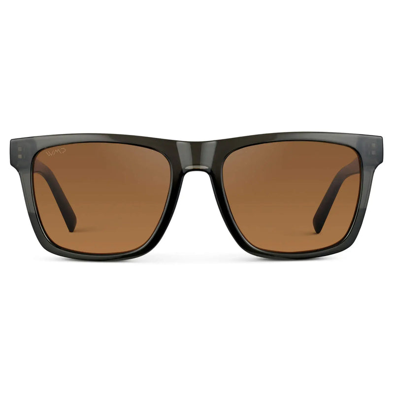 Denver | Polarized - Crystal Carbon Grey / Terracotta Lens