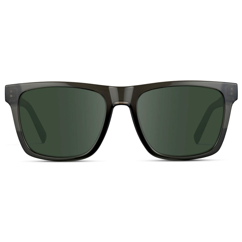 Denver | Prescription Sunglasses - Crystal Carbon Grey / G15