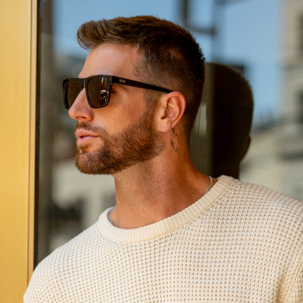 Denver | Polarized - Crystal Carbon Grey / Terracotta Lens