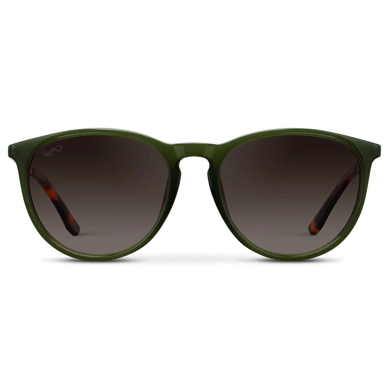 Drew | Polarized - Olive Green / Brown Gradient Lens