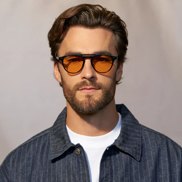 Easton | Polarized - Black / Yellow Tinted Lens