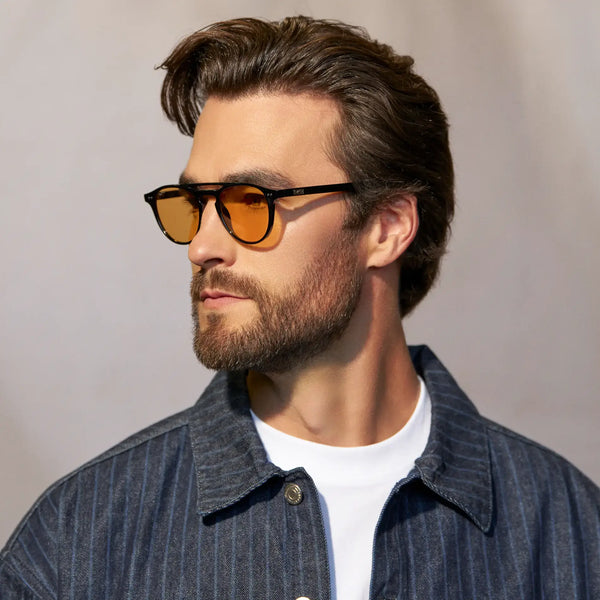 Easton | Polarized - Black / Yellow Tinted Lens