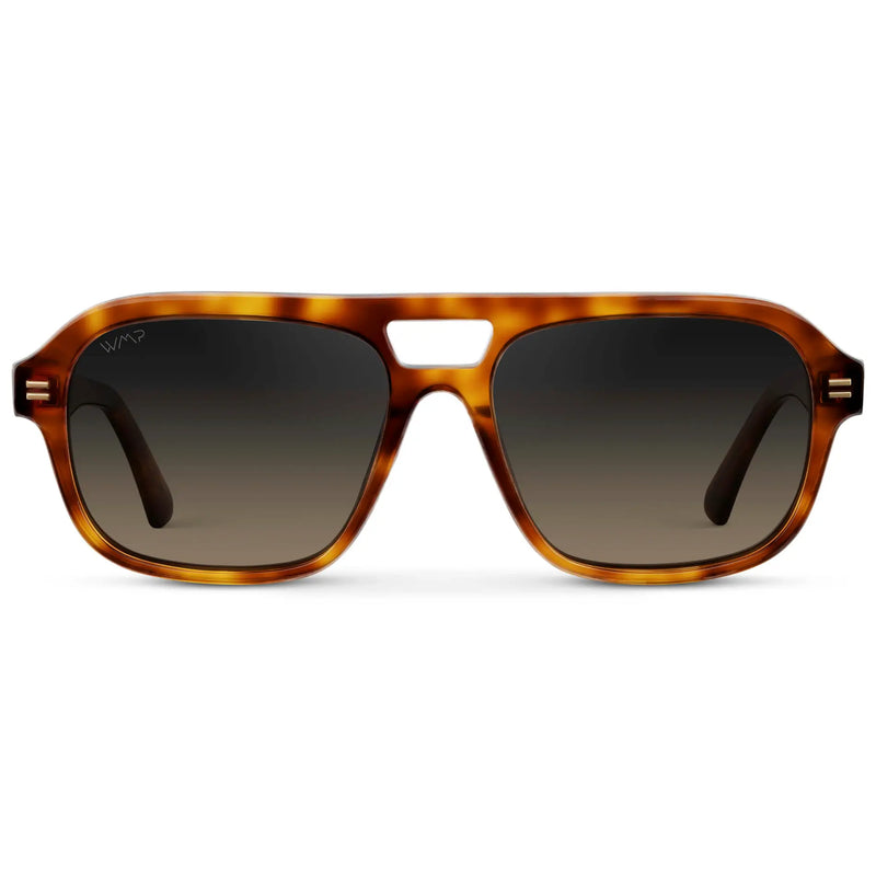 Ember | Polarized - Saddlewood Tortoise / Grey Brown Gradient Lens