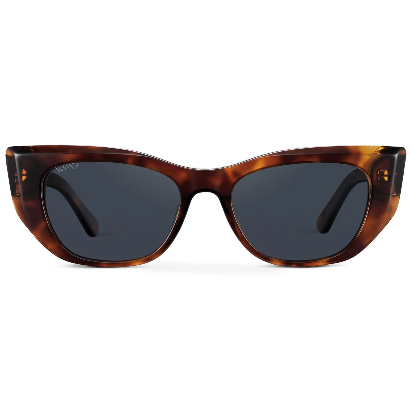 Ember Tortoise / Smoke Grey Lens || Women's Polarized Sunglasses with ember tortoise acetate frame and grey smoke lens