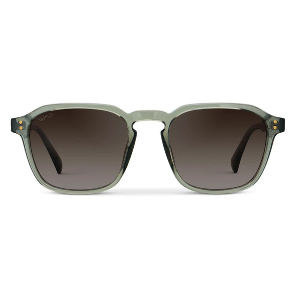 Francis | Polarized - Sage Green / Brown Gradient Lens