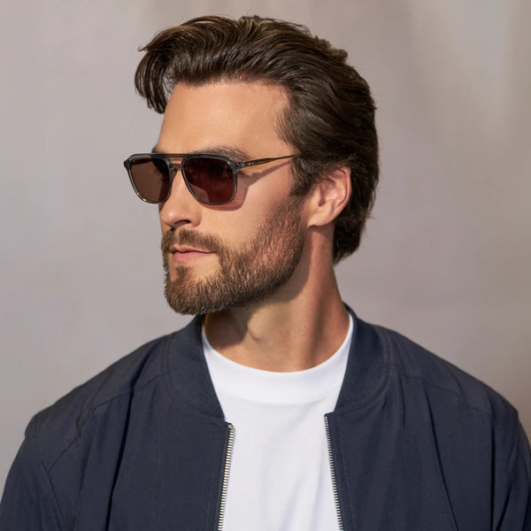 Gage | Polarized - Stone Blue / Brown Lens