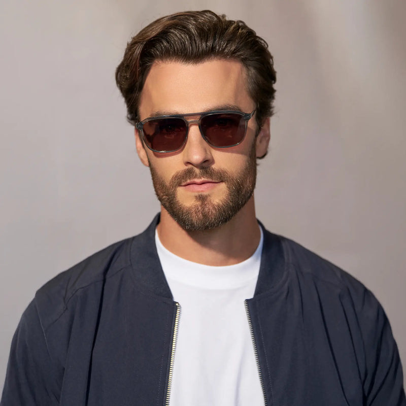 Gage | Polarized - Stone Blue / Brown Lens