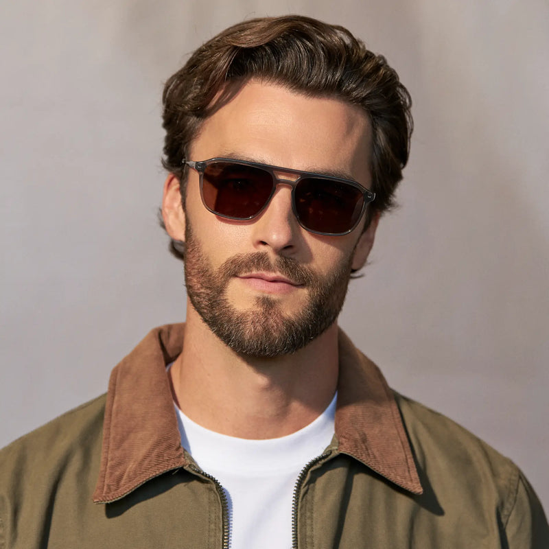 Gage | Polarized - Smoke Grey / Dark Brown Lens