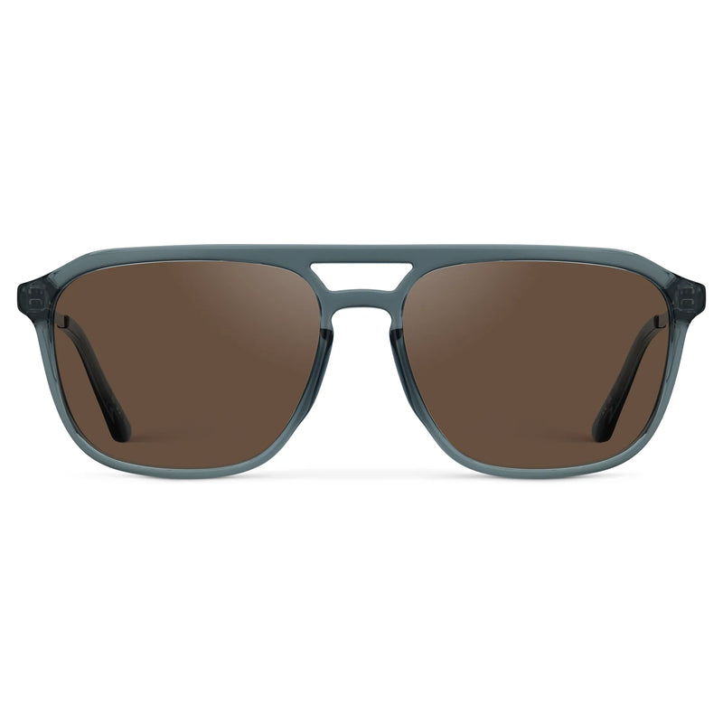 Gage | Polarized - Stone Blue / Brown Lens