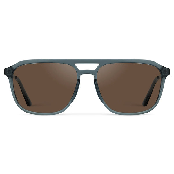 Gage | Polarized - Stone Blue / Brown Lens