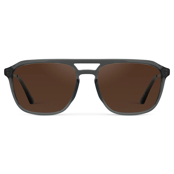 Gage | Polarized - Smoke Grey / Dark Brown Lens