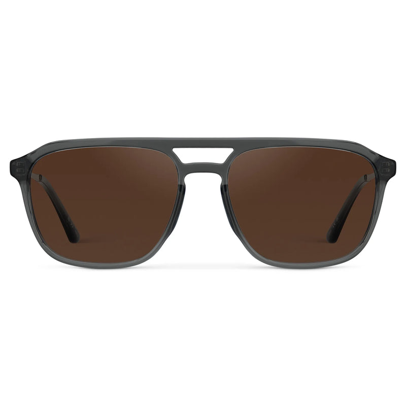 Gage | Polarized - Smoke Grey / Dark Brown Lens