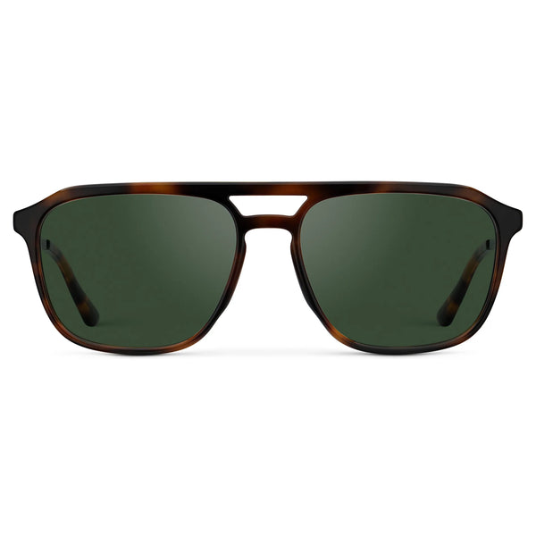Gage | Polarized - Brown Tortoise / Smoke Green Lens