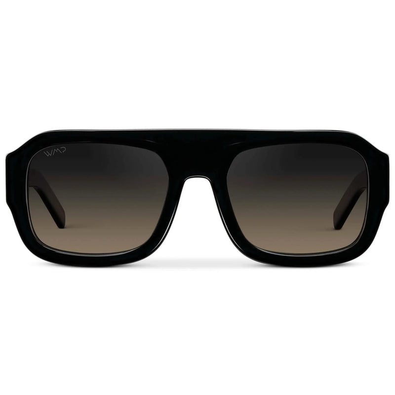Harlee | Polarized - Black / Grey Brown Gradient Lens