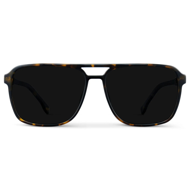 Harvey | Polarized - Obsidian Gold Tortoise / Triple Black Lens