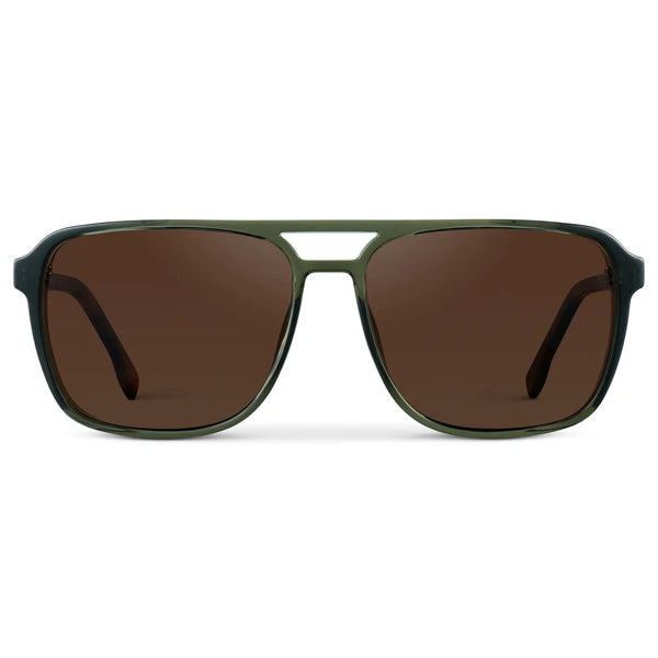 Harvey | Polarized - Tortoise Sage / Dark Brown Lens