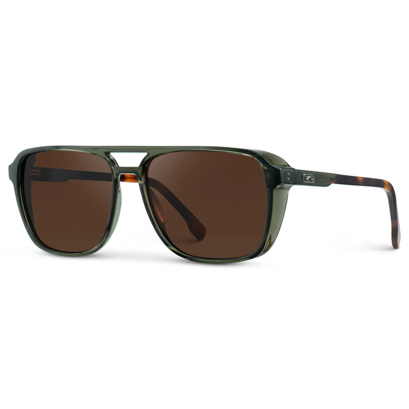 Harvey | Polarized - Tortoise Sage / Dark Brown Lens