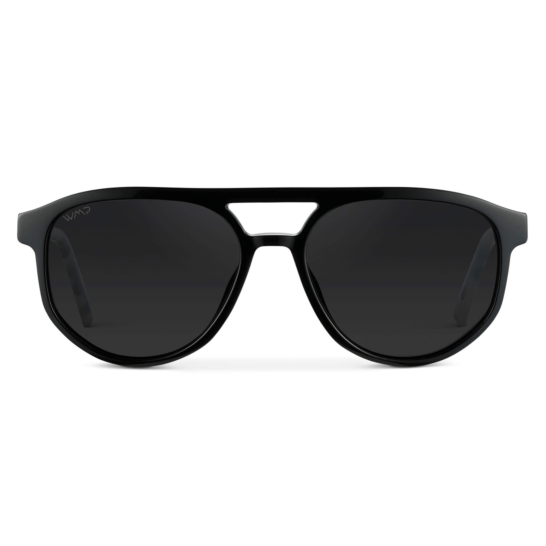 Black Beige Tortoise / Black Lens