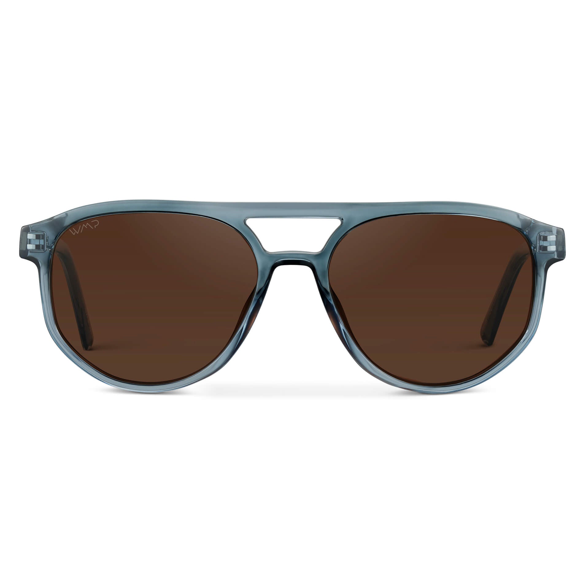Chambray Blue / Brown Lens