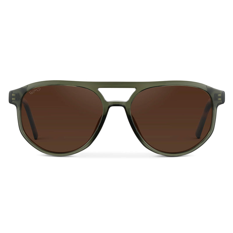 Hudson | Polarized - Tortoise Sage / Brown Lens
