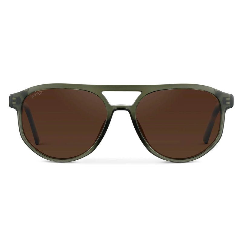 Hudson | Polarized - Tortoise Sage / Brown Lens