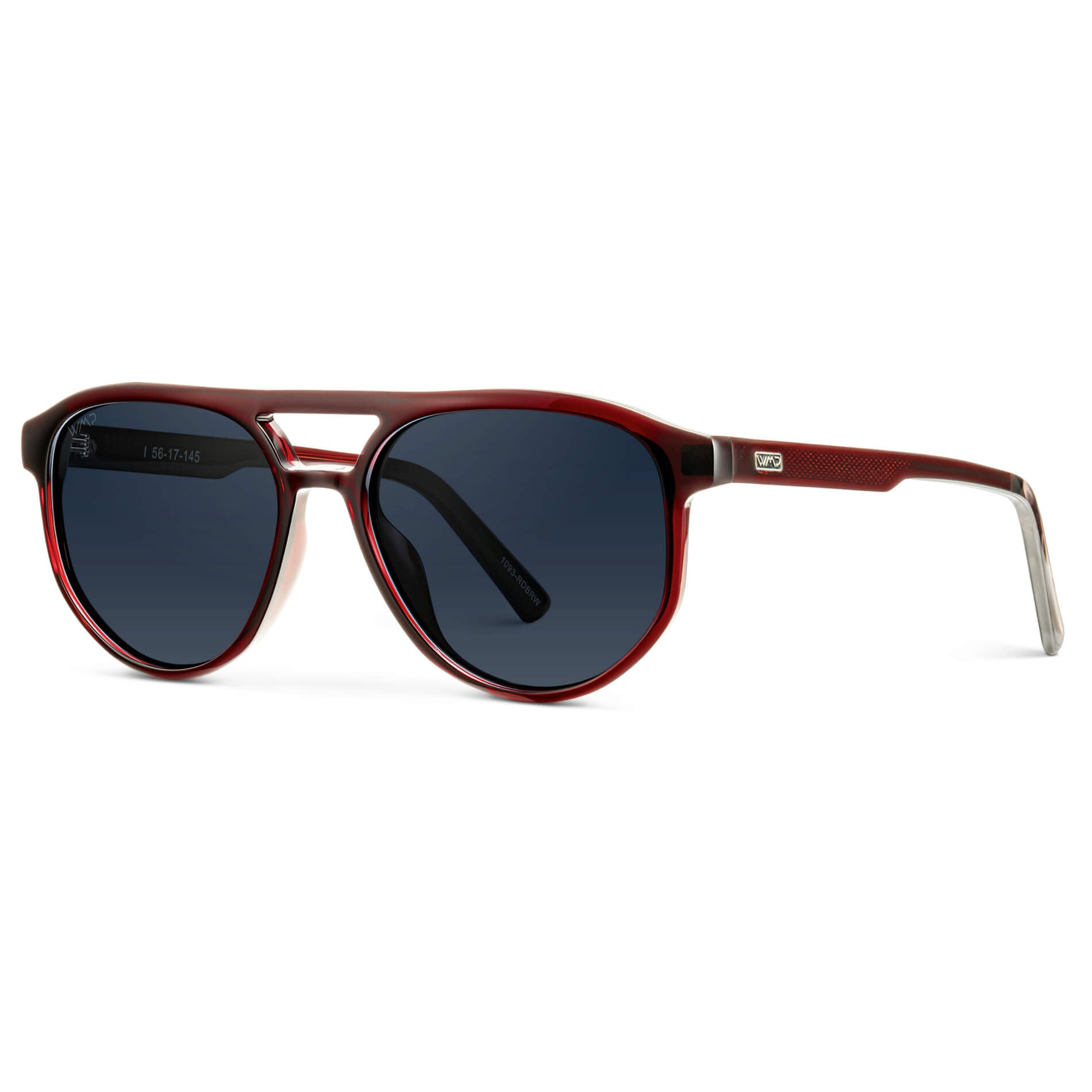 Red Garnet / Dark Blue Lens