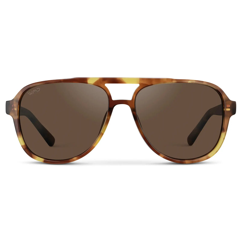 Indie | Polarized - Honeycomb Tortoise / Brown Lens
