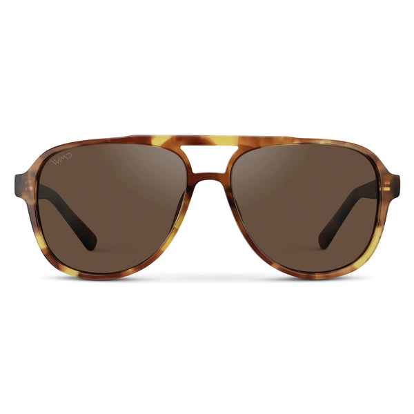 Indie | Polarized - Honeycomb Tortoise / Brown Lens
