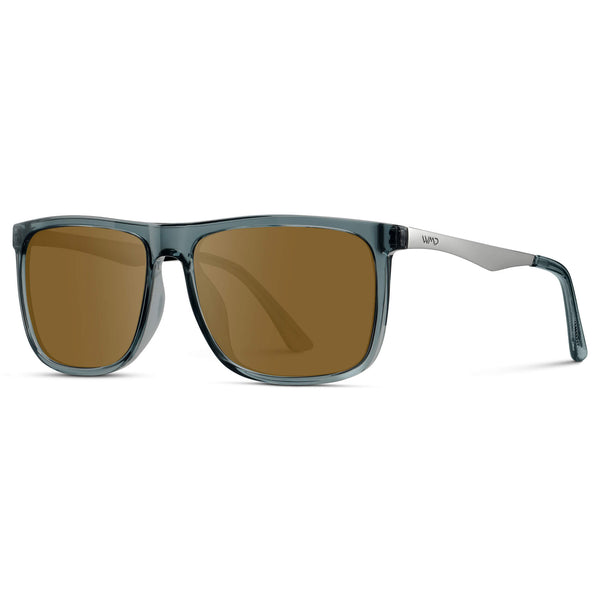 Jacob | Prescription Sunglasses - Stone Blue / Amber
