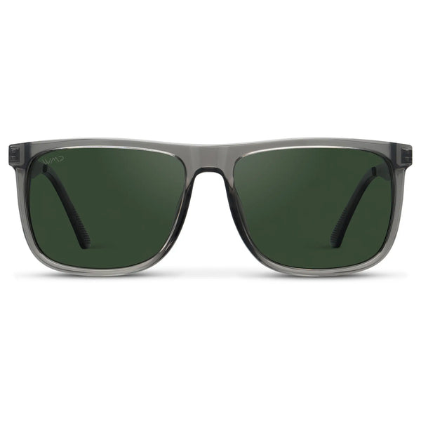 Jacob | Polarized - Steel Grey / Smoke Green Lens