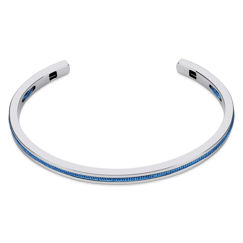 Kent Cuff - Silver / Denim Blue