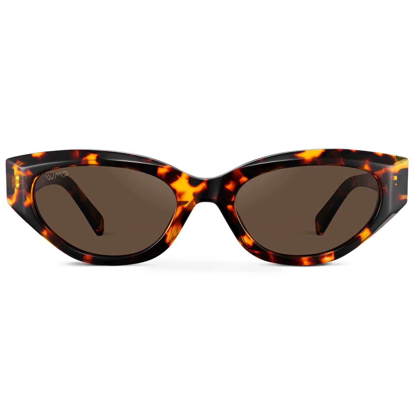 Ember Tortoise / Dark Brown Lens || Women's Cat-Eye Polarized Sunglasses with Tortoise Acetate frame and Dark Brown Lens