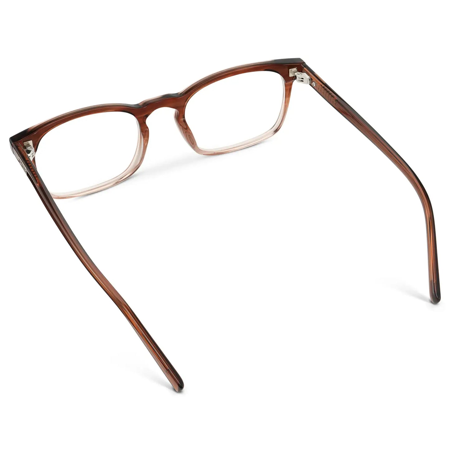 Acacia Brown || Women's Rectangular Prescription Glasses with a Acacia Brown Dual-Tone Acetate Frame and Clear Lens