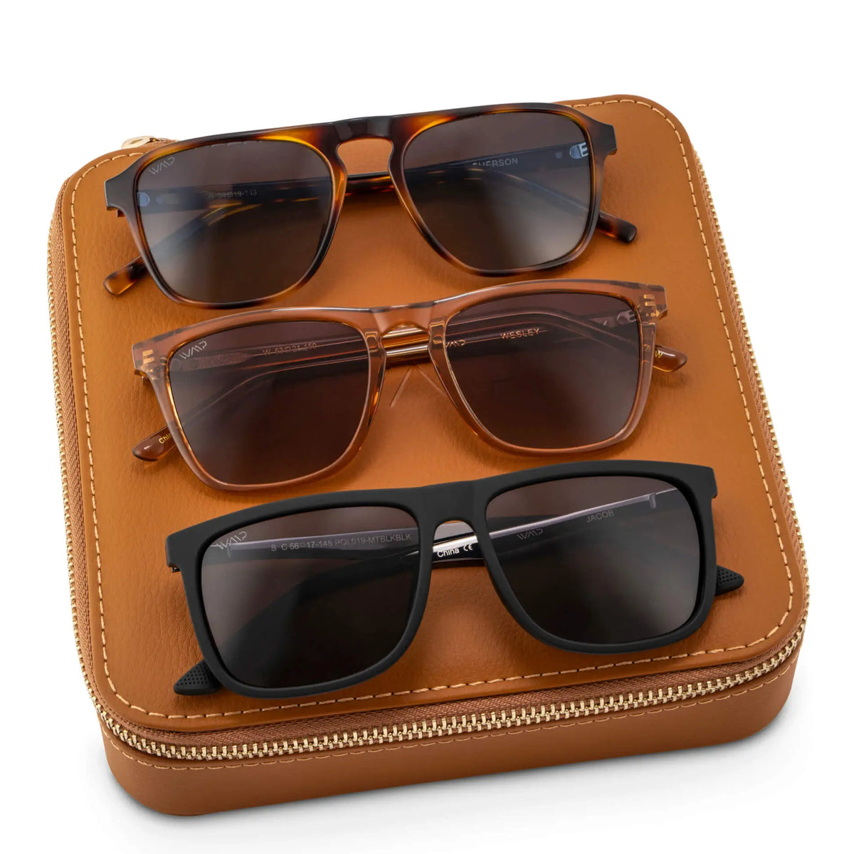 WMP Eyewear | Sunglass Bundle Kit with Case display picture 1