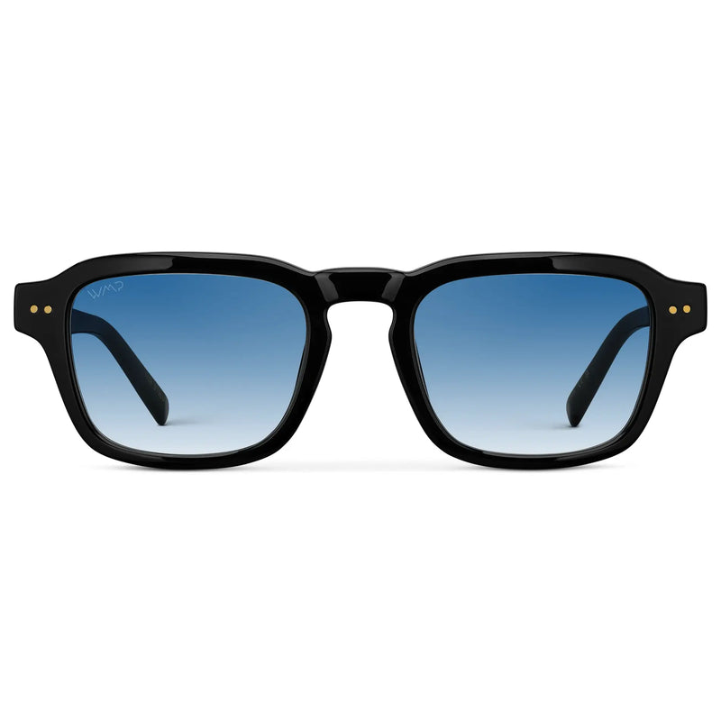 Morris | Polarized - Black / Blue Gradient Tinted Lens