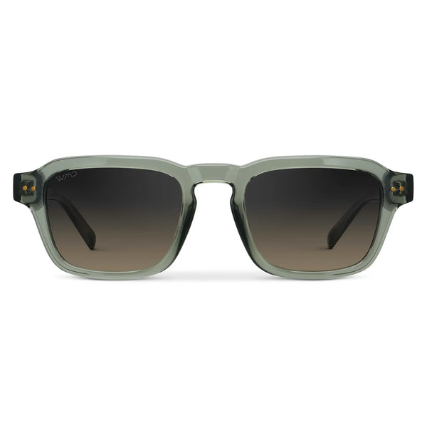 Morris | Polarized - Sage Green / Grey Brown Gradient Lens
