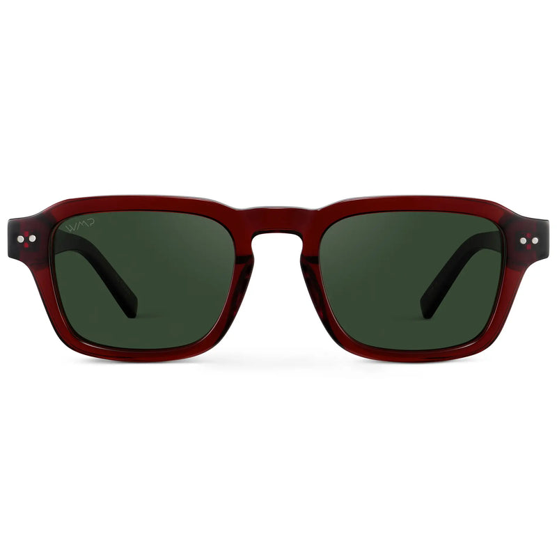 Morris | Polarized - Red Garnet / Smoke Green Lens