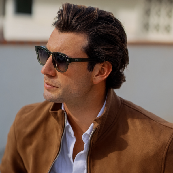 Nelson | Polarized - Crystal Agave Green / Grey Brown Gradient Lens