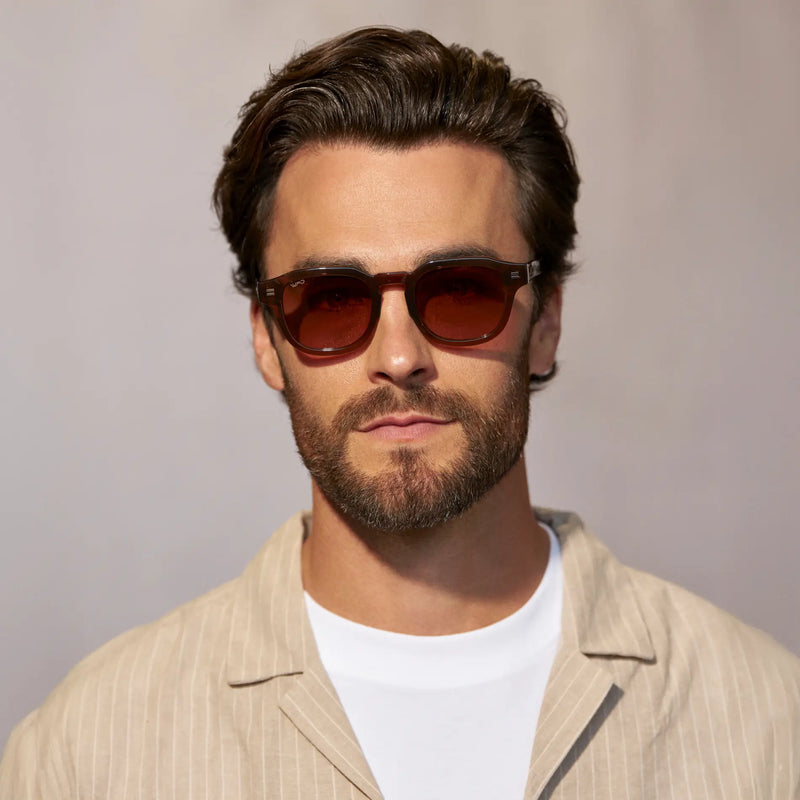 Nelson | Polarized - Terracotta Brown / Copper Brown Gradient Lens