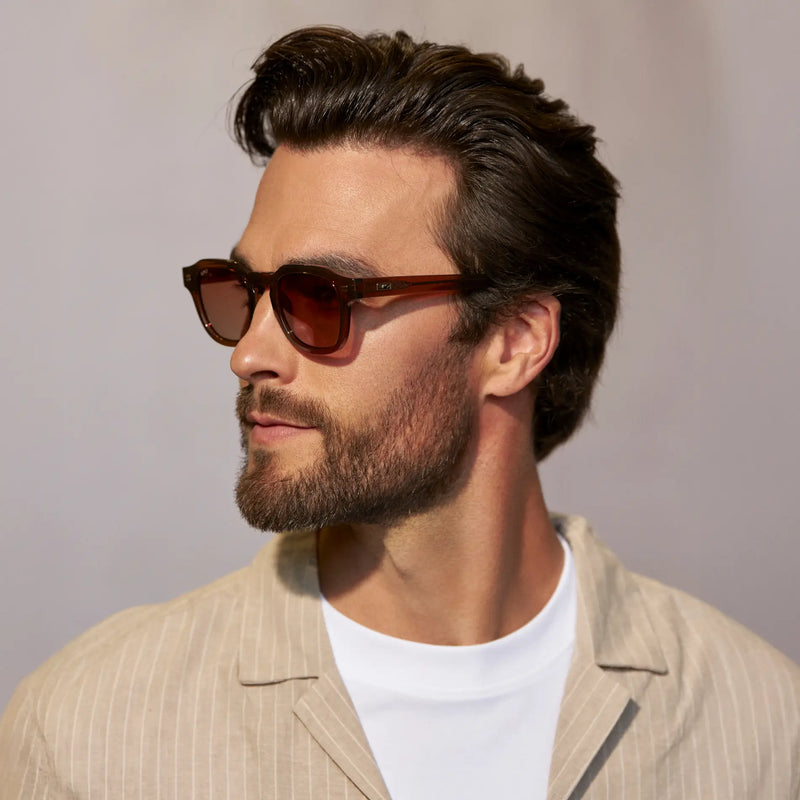 Nelson | Polarized - Terracotta Brown / Copper Brown Gradient Lens