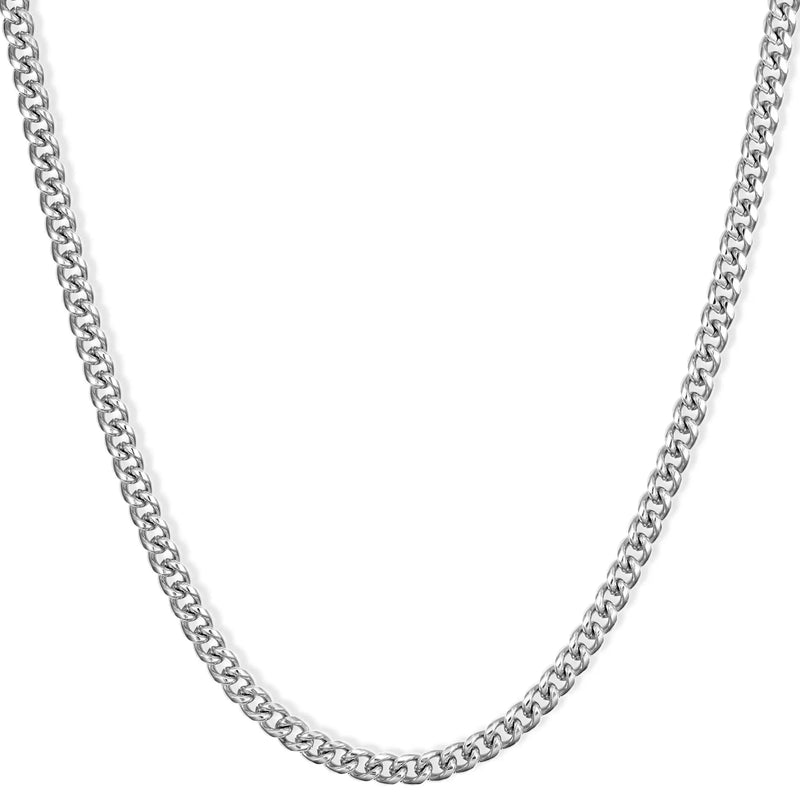 Lincoln Necklace - Silver / 22"